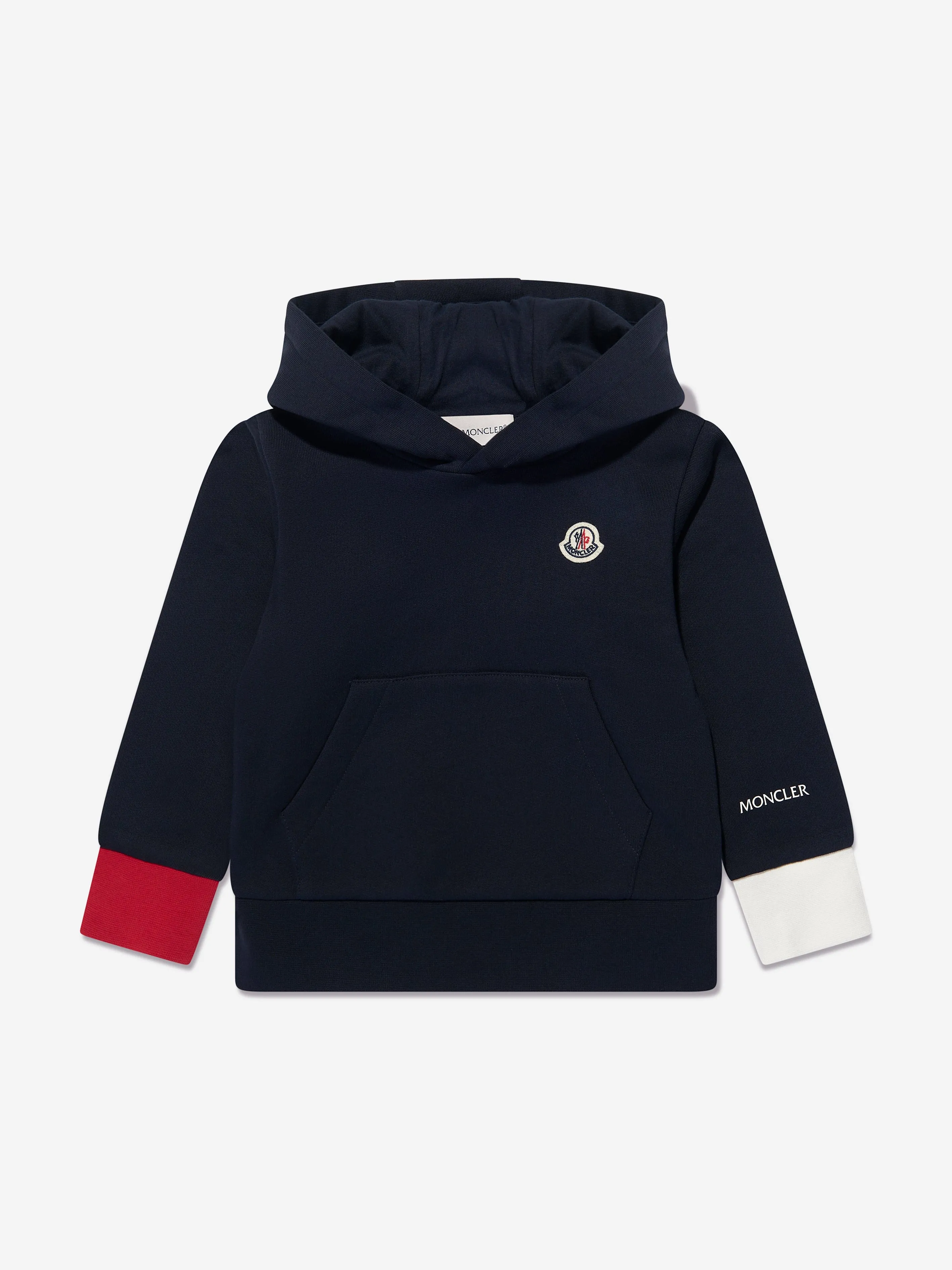 Survêtement Moncler Enfant Garçon avec Logo en Bleu Marine