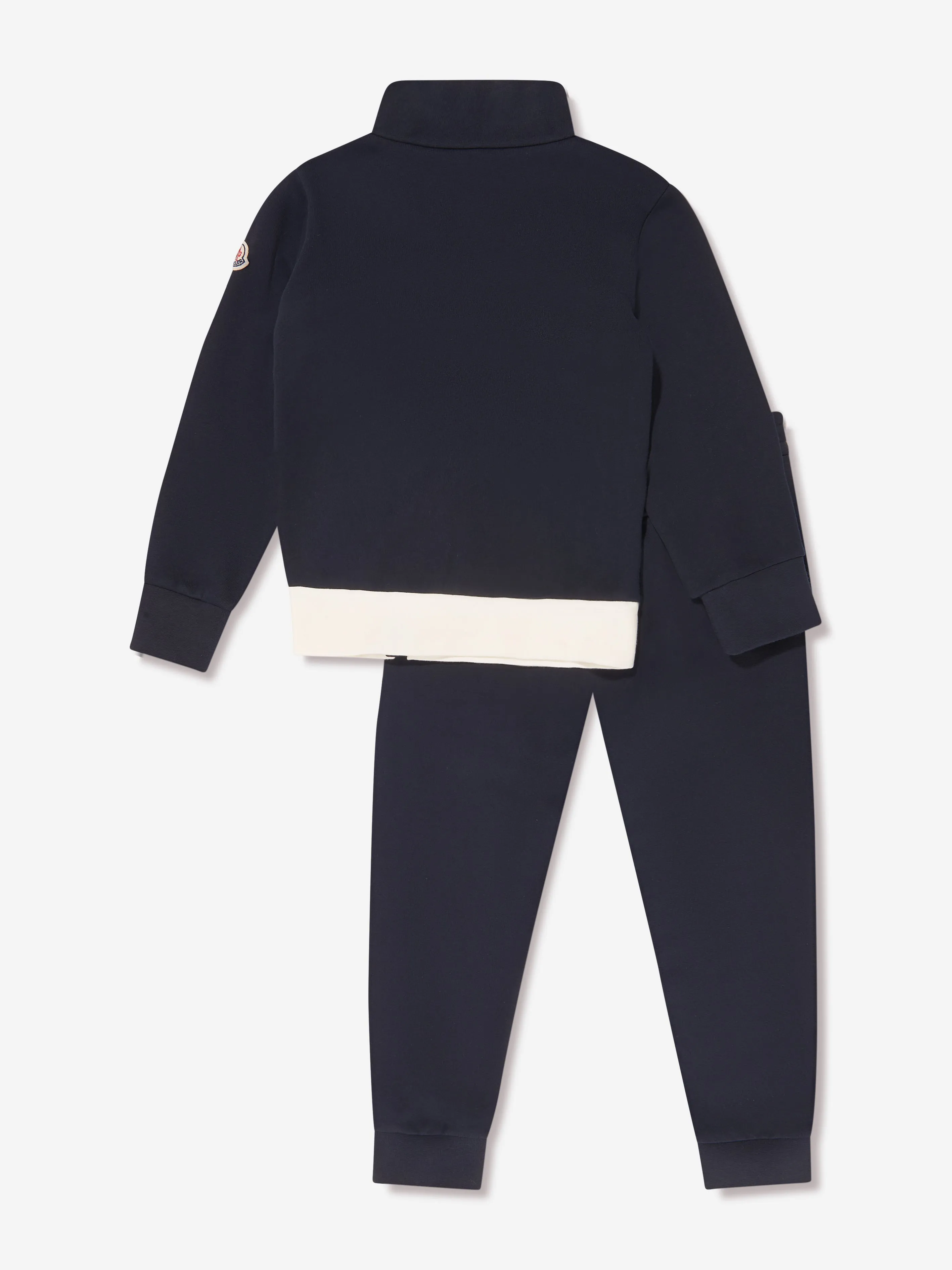 Survêtement Logo Moncler Enfant Garçon en Bleu Marine
