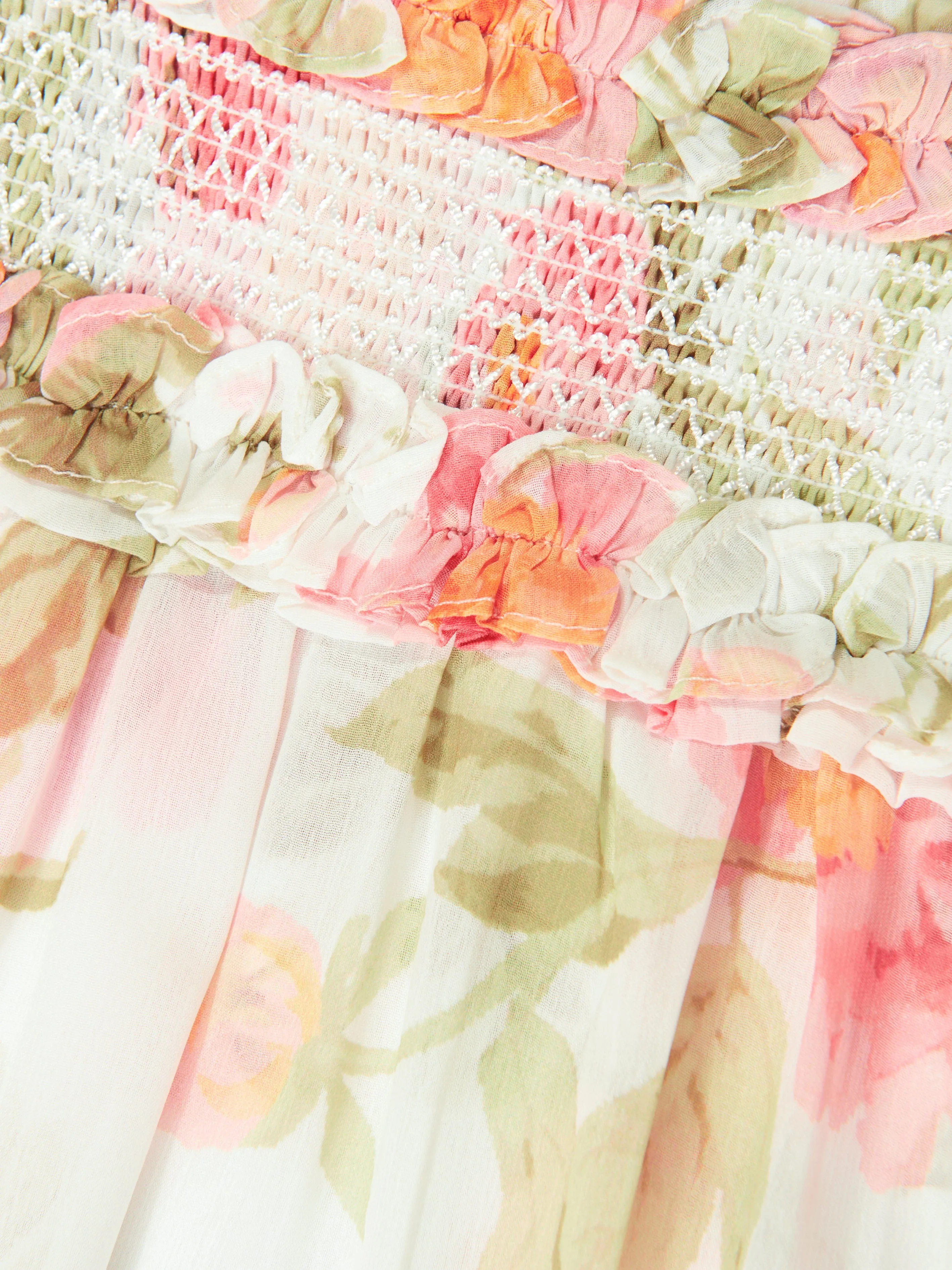 Robe en mousseline multicolore Peony Promise de Needle & Thread pour filles