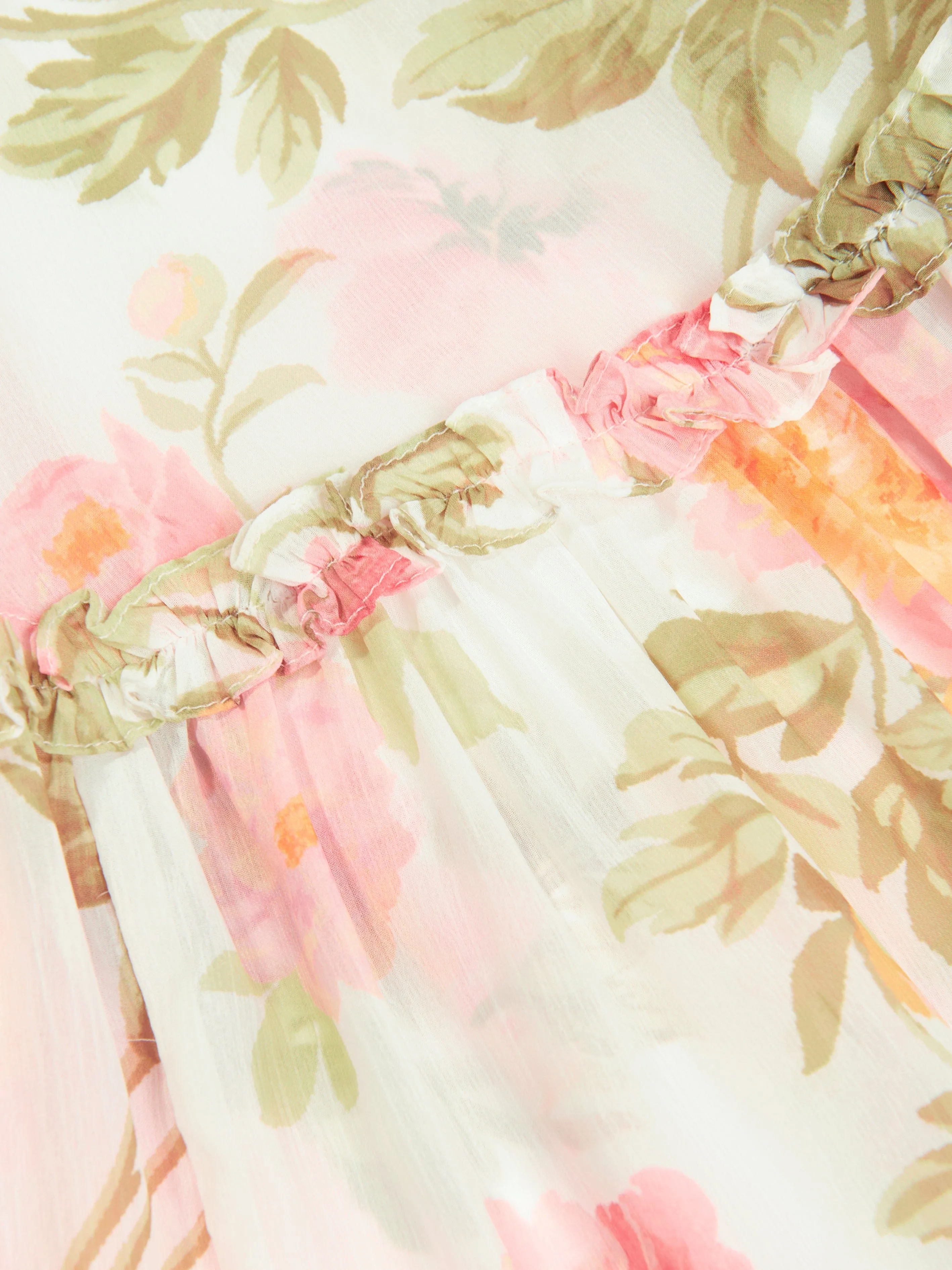 Robe en mousseline multicolore Peony Promise de Needle & Thread pour filles