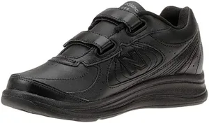 New Balance Shoes Women's 577 Health Walker (Hook   Loop) Black