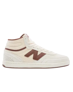 New Balance Sneakers Numeric 440 High V2 en Sel de Mer et Brun Foncé