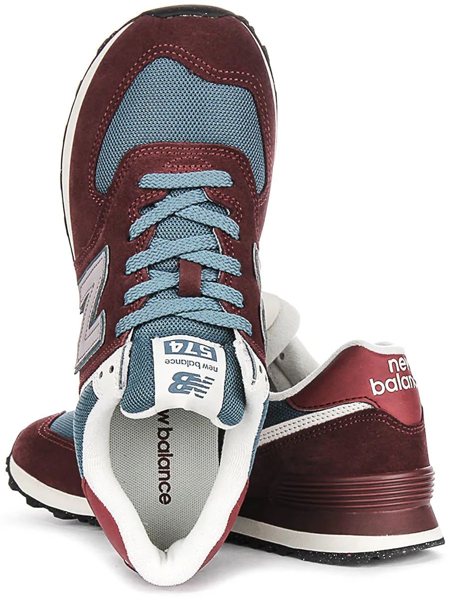 New Balance U574 RBB en Chaussures Bordeau New Balance
