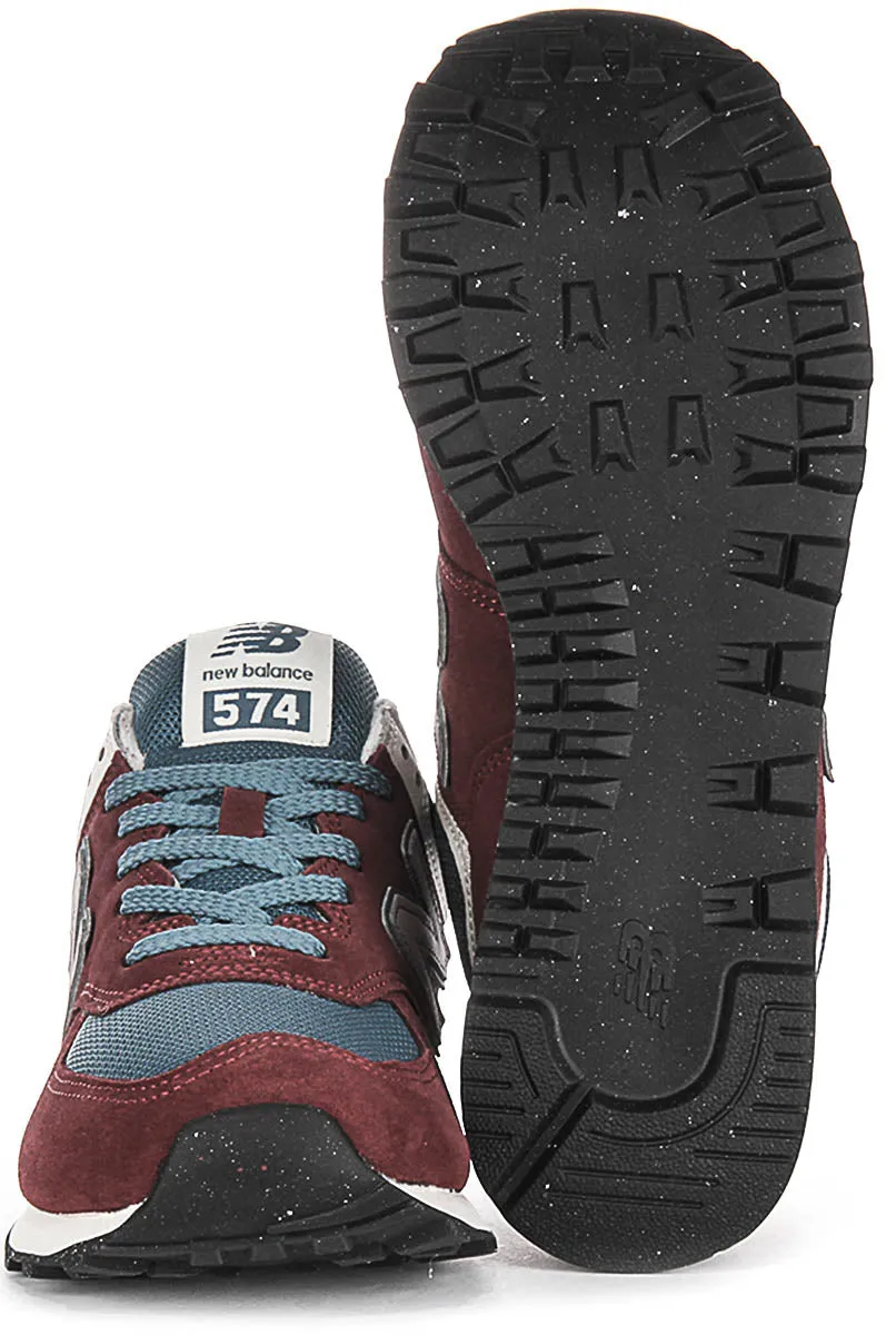 New Balance U574 RBB en Chaussures Bordeau New Balance