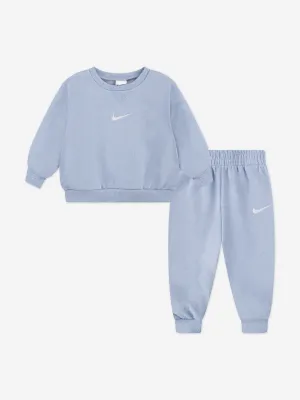 Nike Kids Essential Survêtement en Polaire Bleu