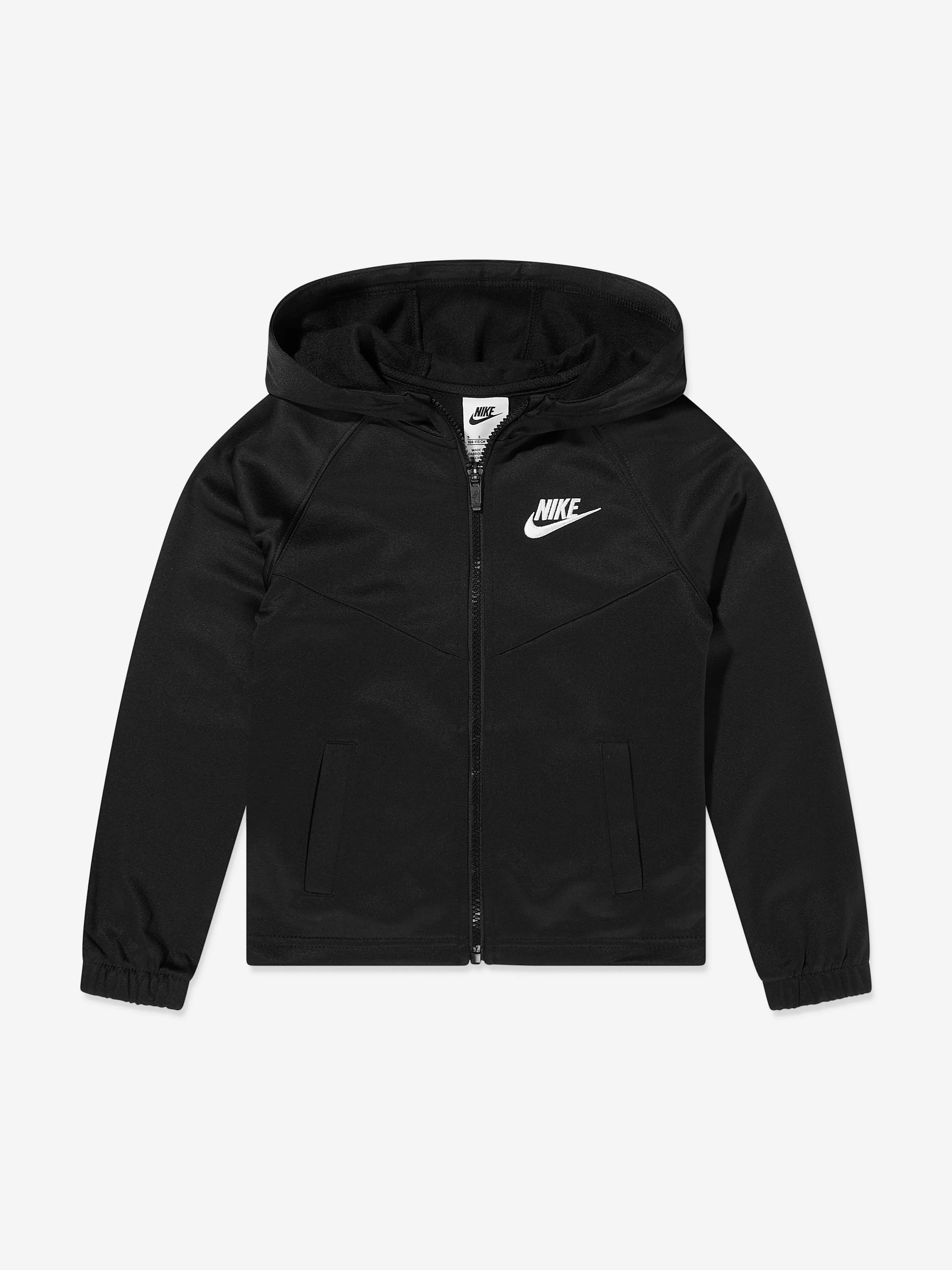 Nike Kids Lifestyle Essentials Survêtement à Fermeture Éclair Complet en Noir