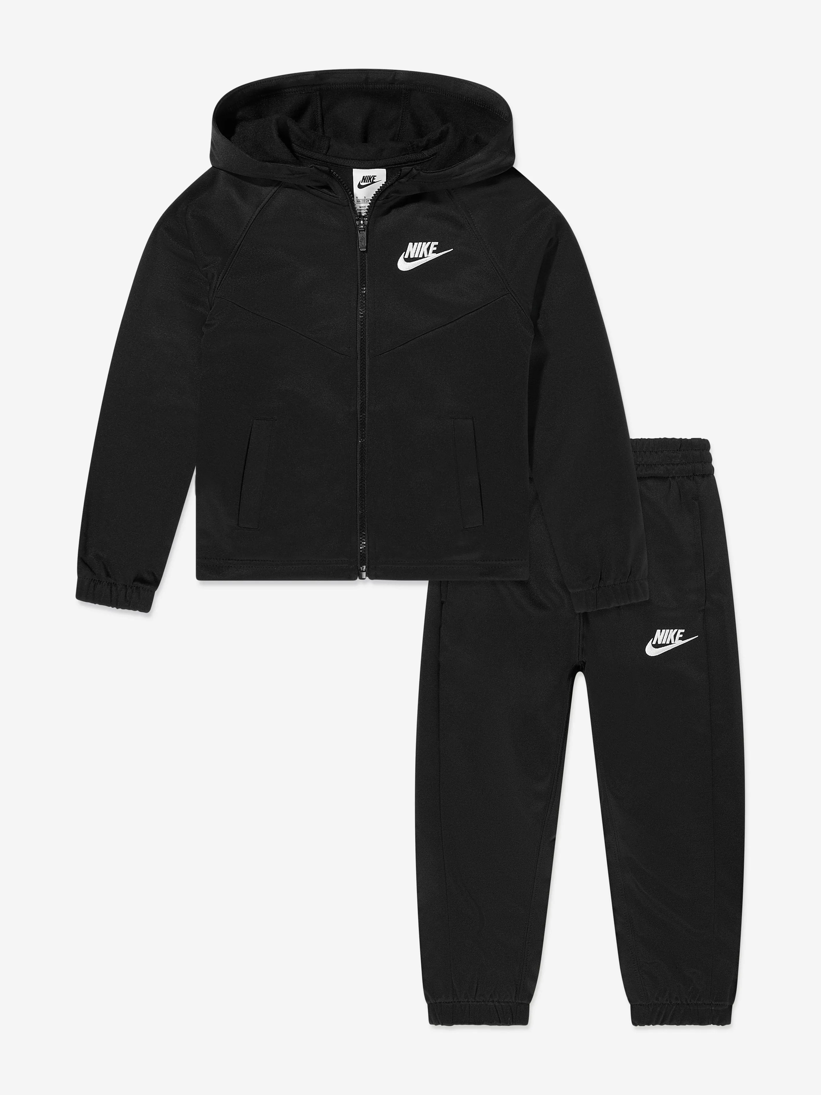 Nike Kids Lifestyle Essentials Survêtement à Fermeture Éclair Complet en Noir