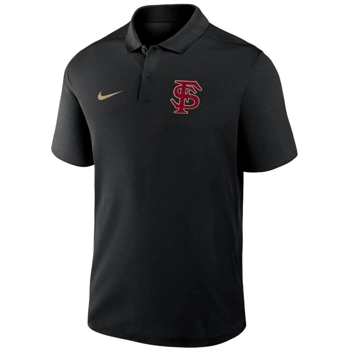 Polo de baseball Nike Victory à entrelacs pour homme - Noir