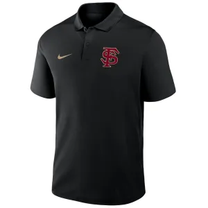 Nike Men's Interlocking FS Victory Baseball Polo - Black