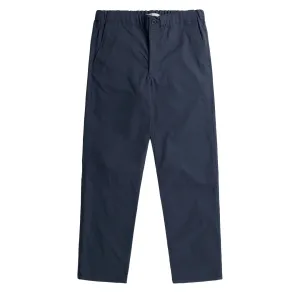 Norse Projects Ezra Pantalon détendu en sergé Solotex Bleu marine foncé
