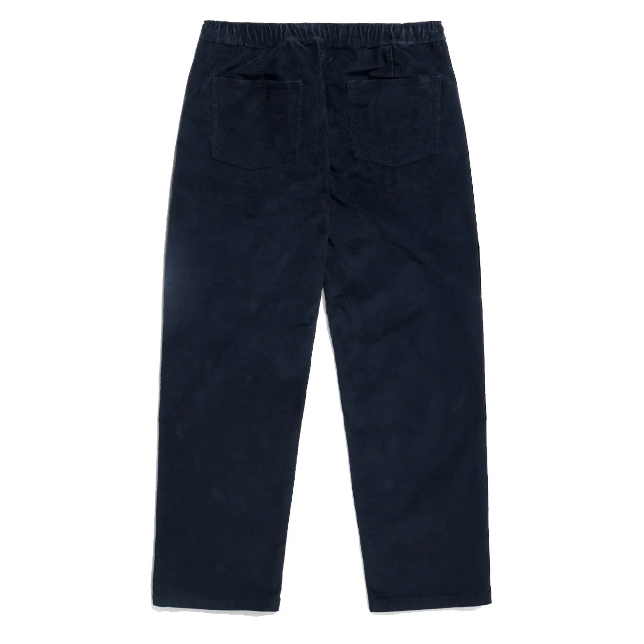 Norse Projects Pantalon Ragnar Relaxed en Solotex Velours Côtelé Bleu Marine Foncé