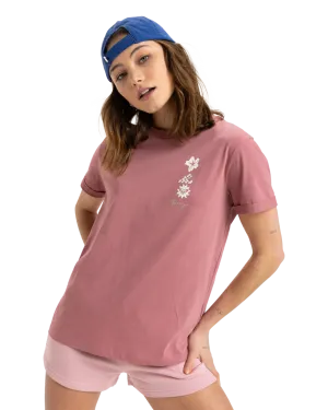 T-shirt artistique Oceanregular en rose chiné