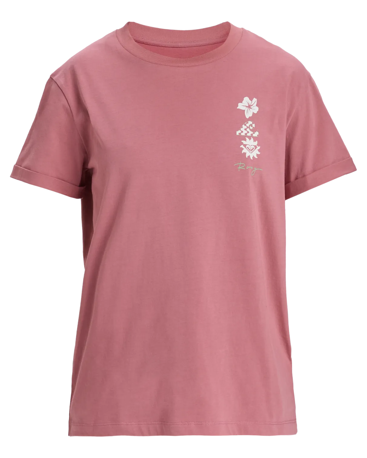 T-shirt artistique Oceanregular en rose chiné