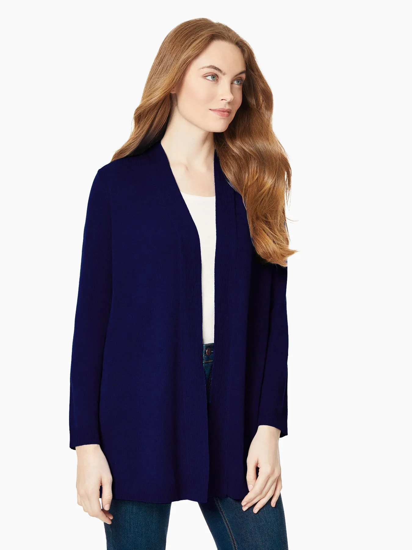 Cardigan ouvert à boutons avant