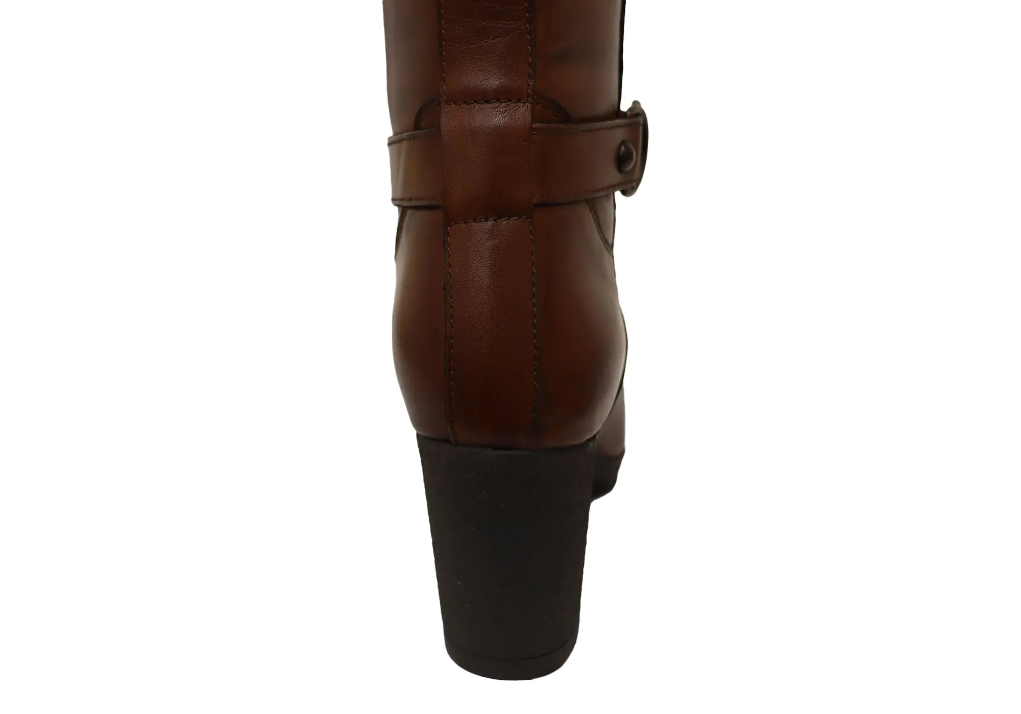 Bottes Femme Orizonte Cadby Européennes Confortables en Cuir à Mi-Mollet Chaussures Orizonte