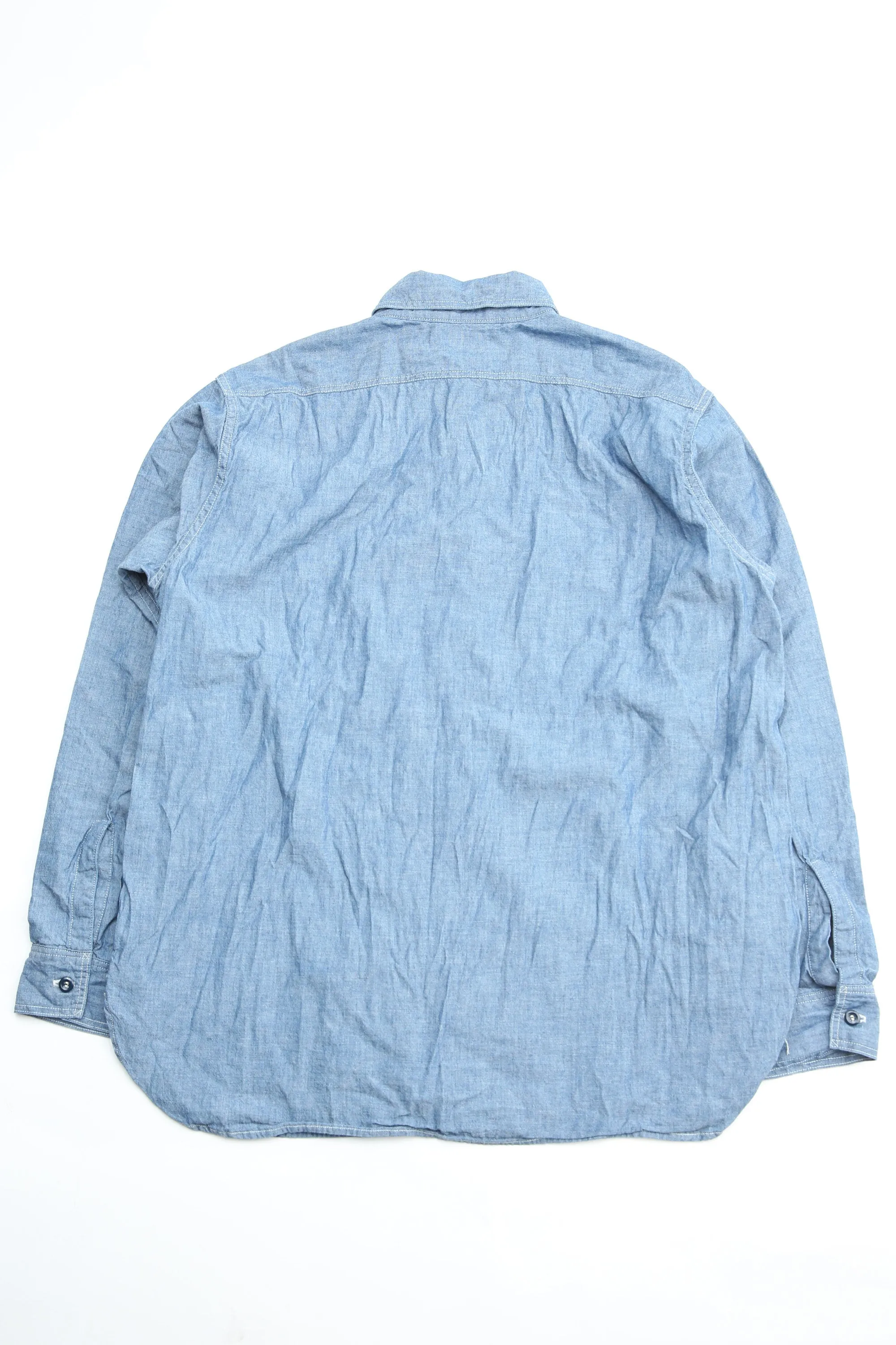 Chemise de travail vintage orSlow en chambray - Chambray