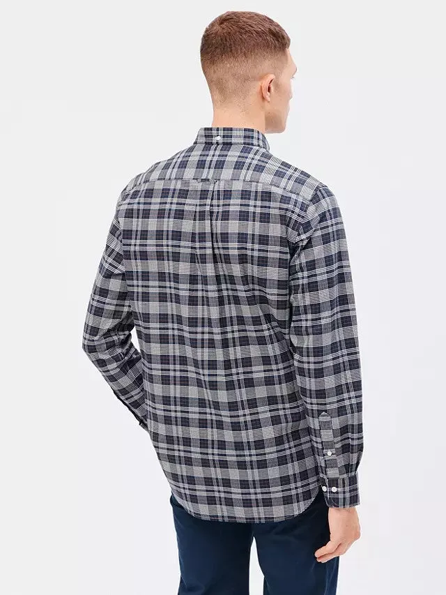 Chemise Oxford - Vichy - Bleu Soir GANT Vêtements