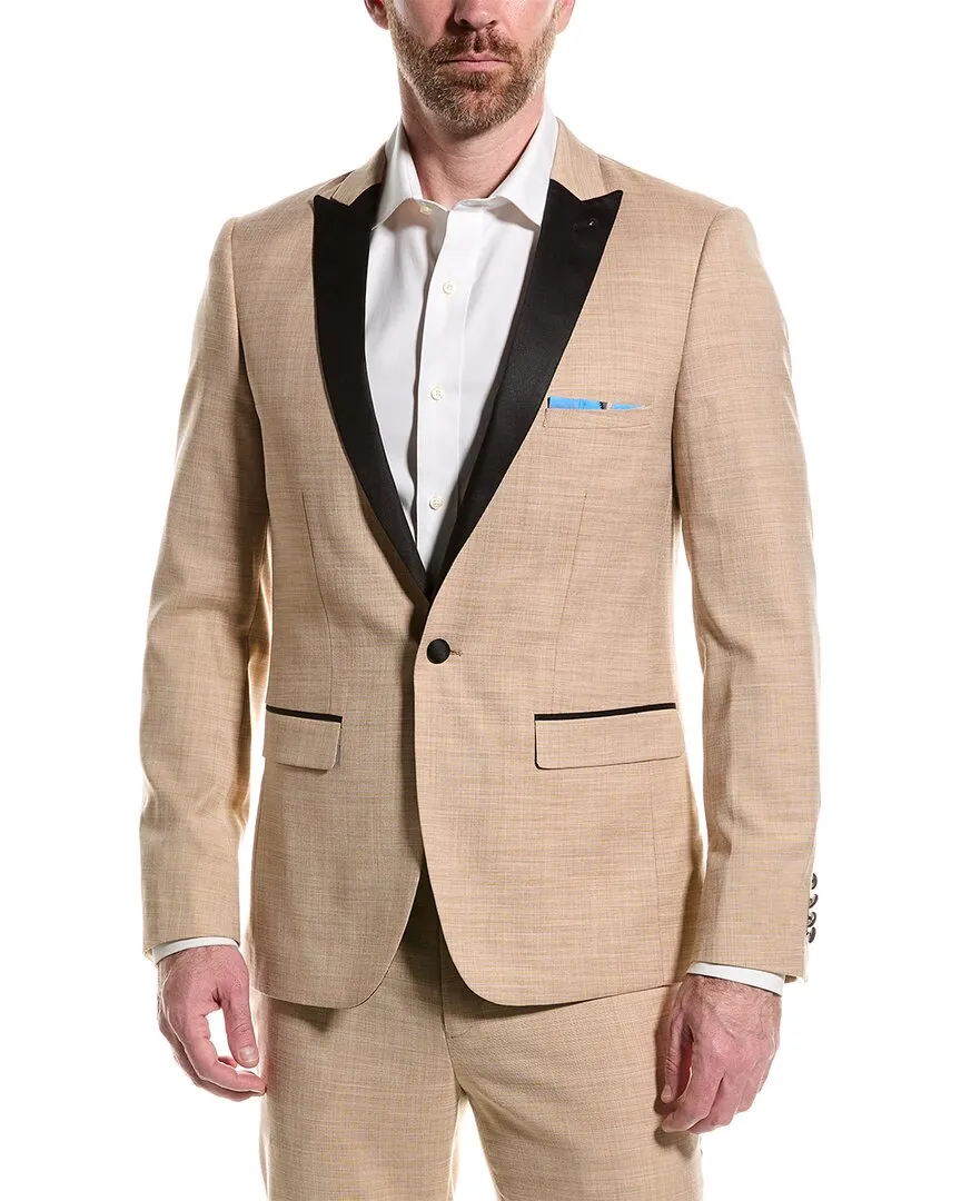 Veste ajustée Grosvenor à motifs Paisley & Gris