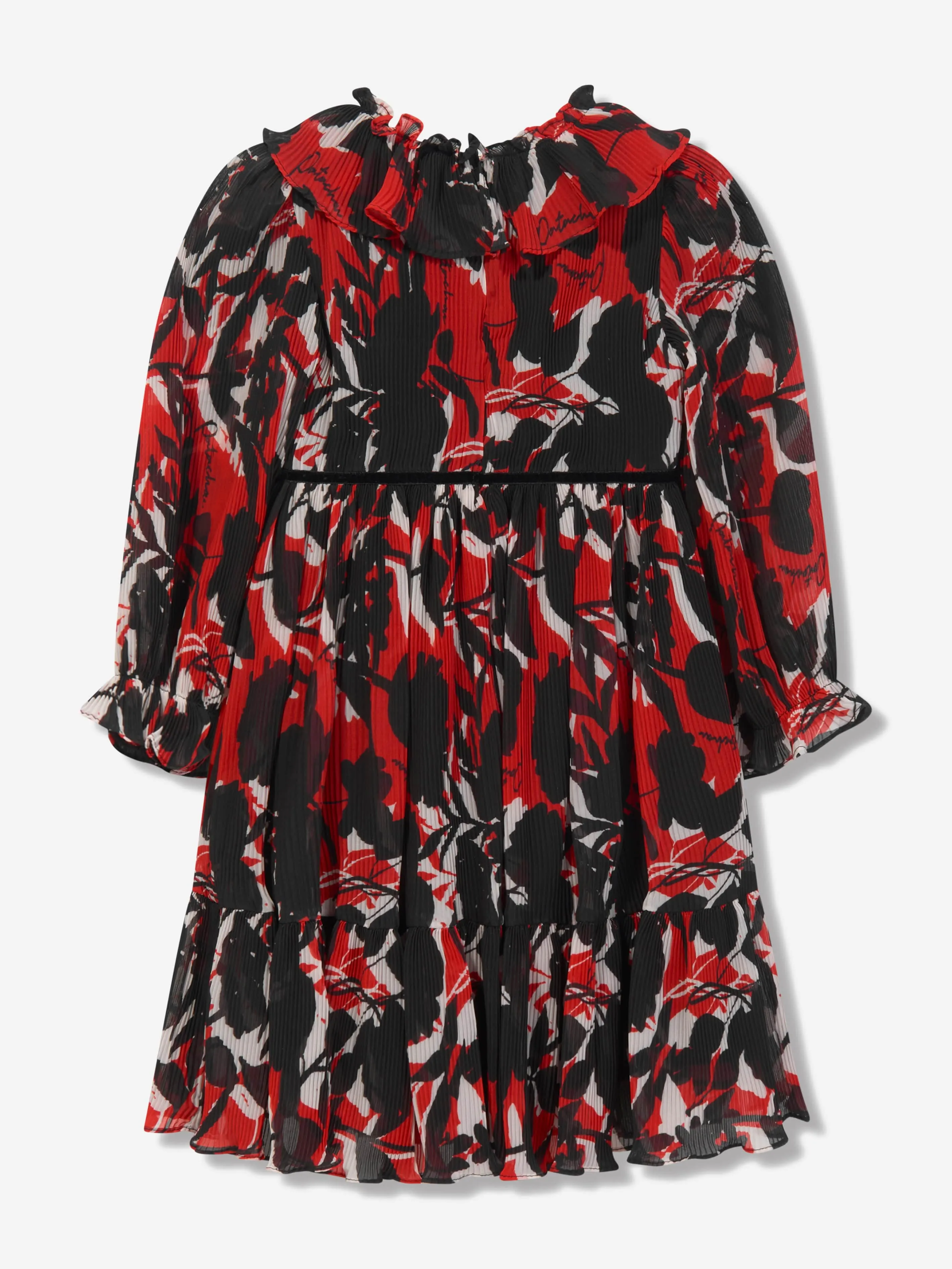 Robe en mousseline fleurie Patachou Girls en noir