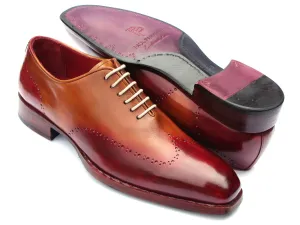Paul Parkman Chaussures Paul Parkman Oxfords Wingtip Goodyear Welted en Bordeaux & Camel