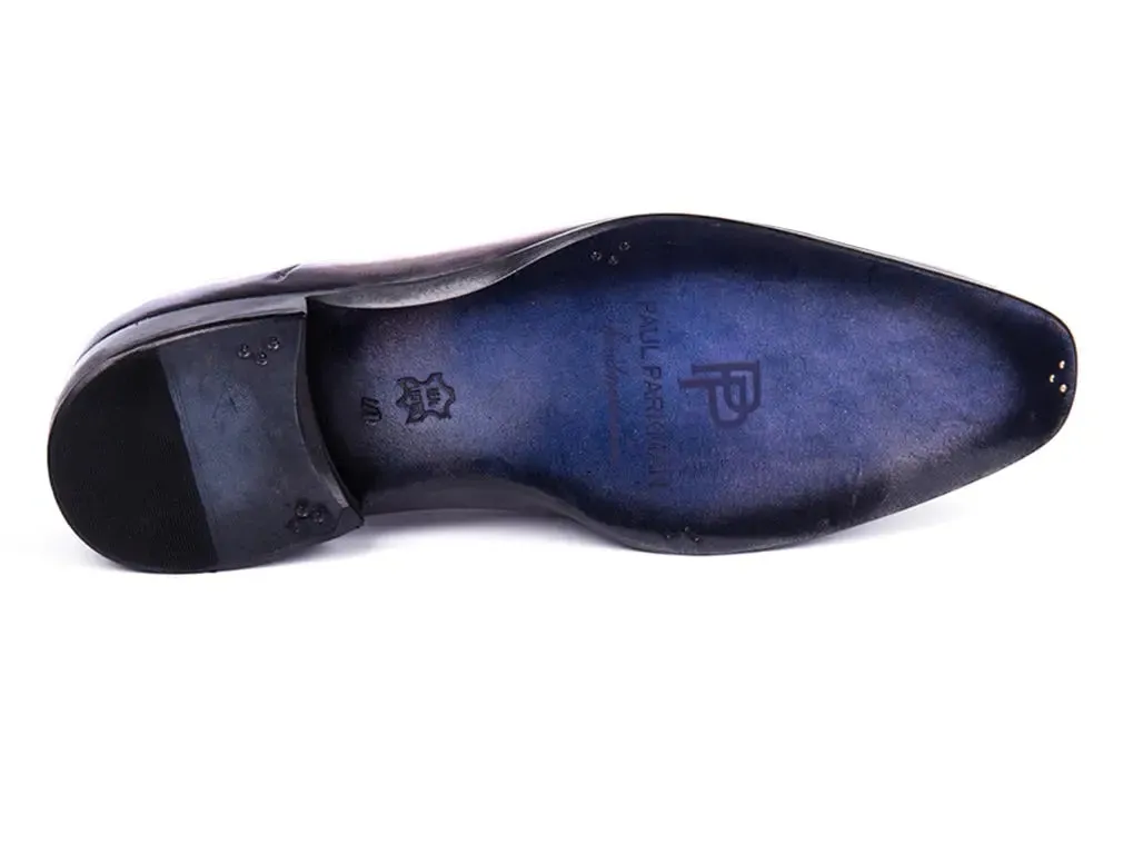 Paul Parkman Chaussures Paul Parkman Oxfords à bout capitonné pour hommes en gris brossé
