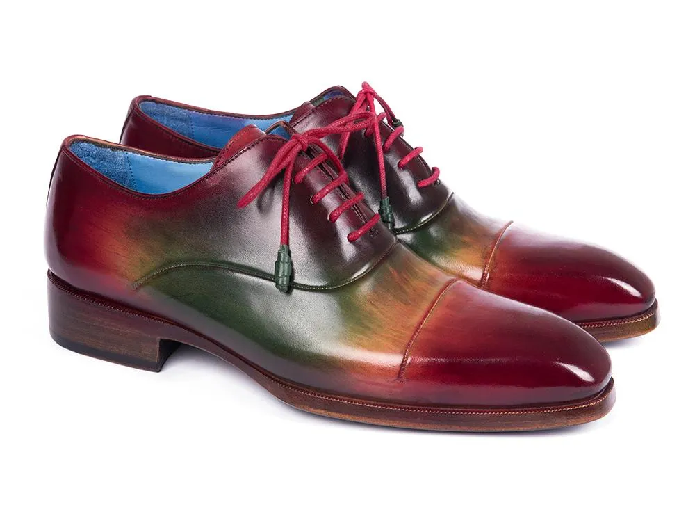Paul Parkman Chaussures Paul Parkman Oxfords à bout rond pour hommes multicolores