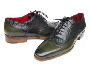 Paul Parkman Chaussures Paul Parkman Richelieu en Cuir Flottant Homme en Vert