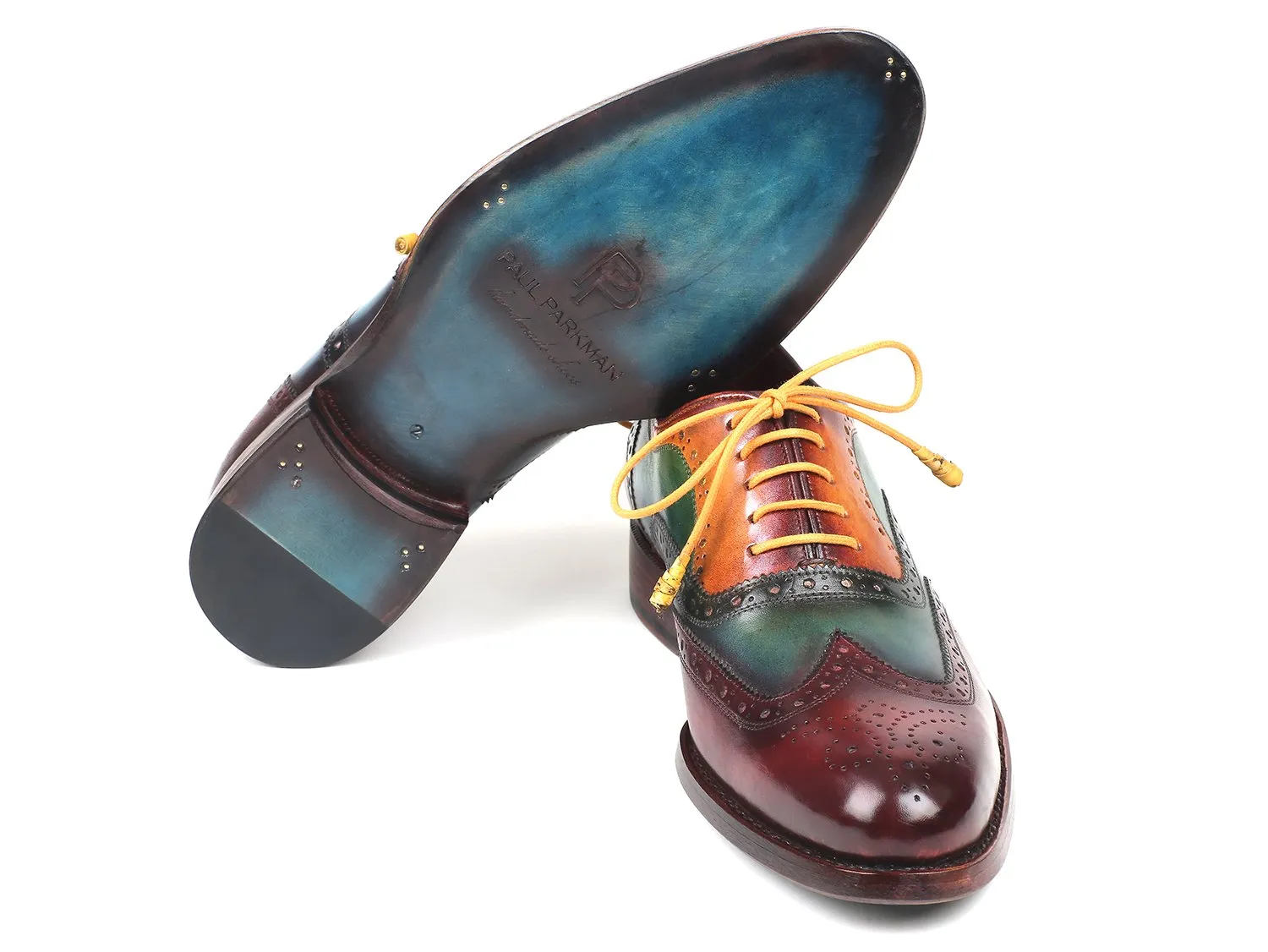 Paul Parkman Chaussures Paul Parkman Oxfords à bout effilé Goodyear Welted pour Homme en plusieurs couleurs