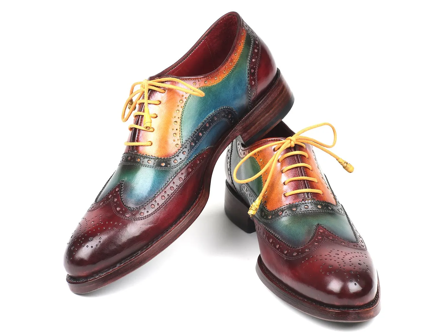 Paul Parkman Chaussures Paul Parkman Oxfords à bout effilé Goodyear Welted pour Homme en plusieurs couleurs
