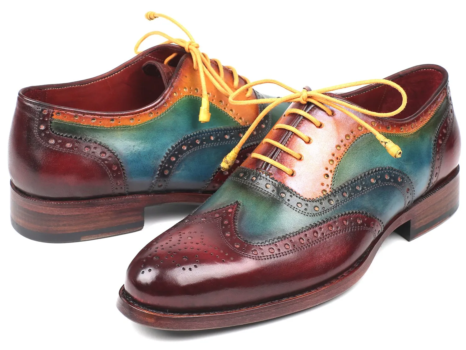 Paul Parkman Chaussures Paul Parkman Oxfords à bout effilé Goodyear Welted pour Homme en plusieurs couleurs