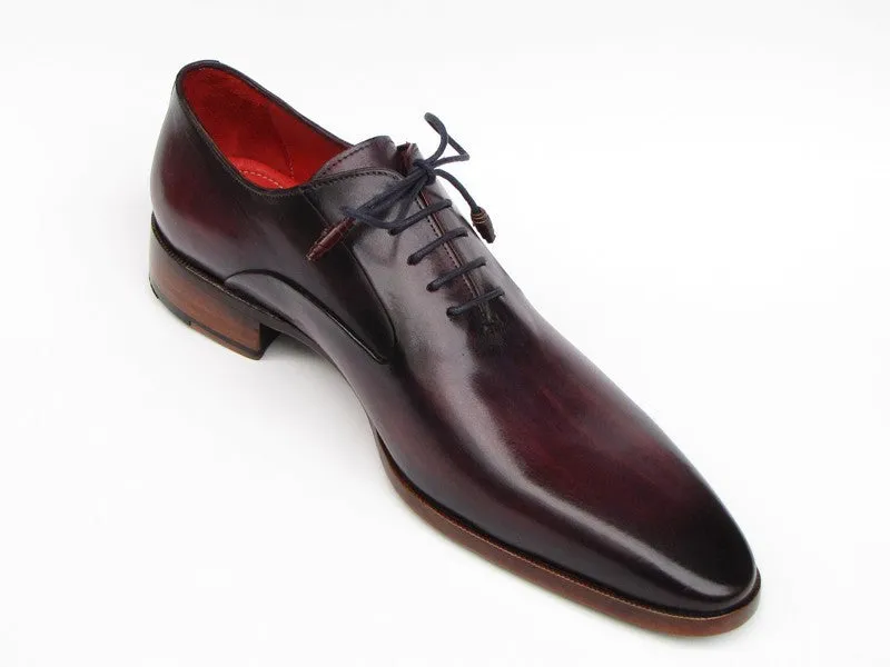 Paul Parkman Chaussures Paul Parkman Richelieu en cuir uni pour homme en violet