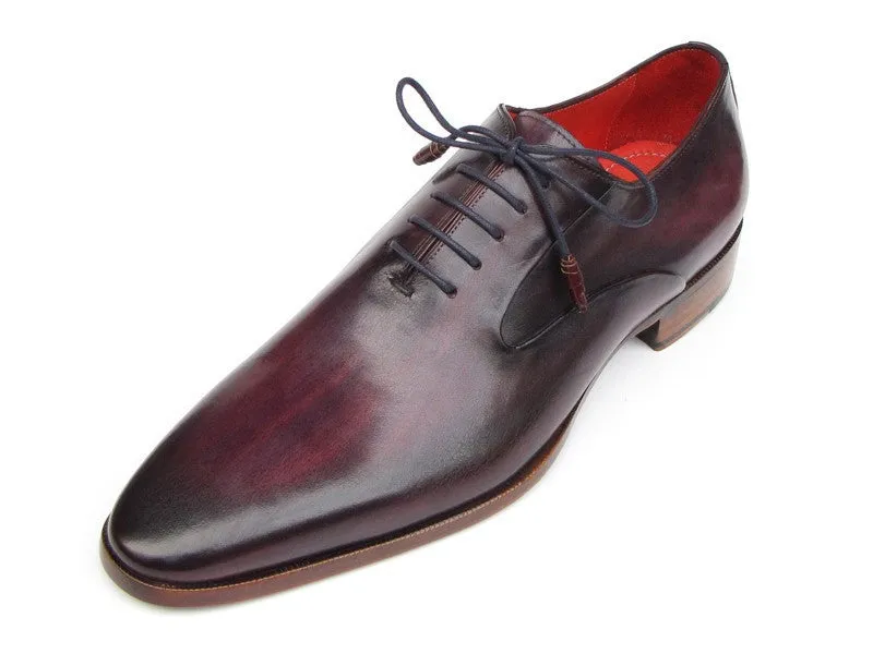 Paul Parkman Chaussures Paul Parkman Richelieu en cuir uni pour homme en violet