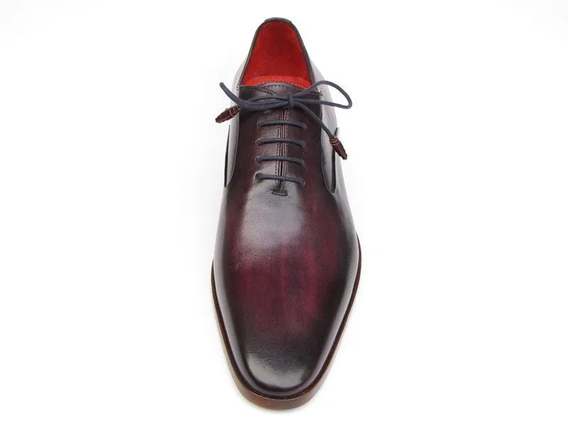 Paul Parkman Chaussures Paul Parkman Richelieu en cuir uni pour homme en violet