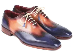 Paul Parkman Chaussures Paul Parkman Richelieu Homme en Bleu & Camel