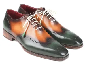 Paul Parkman Chaussures Paul Parkman Richelieu Homme en Vert & Camel