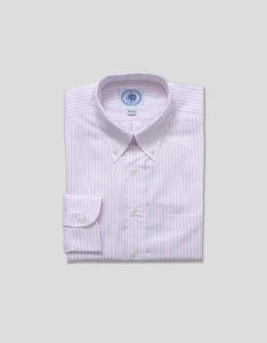CHEMISE À RAYURES ROSES