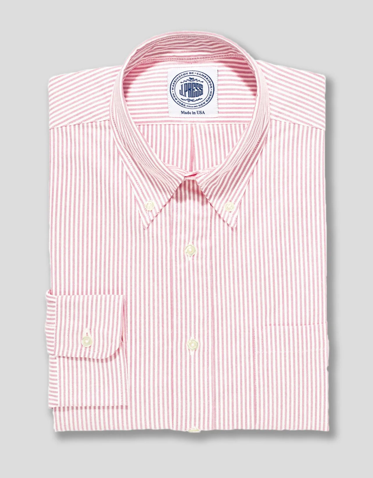 CHEMISE OXFORD ROSE/BLANCHE