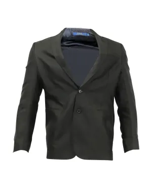 Veste de dîner à carreaux Polo Ralph Lauren en soie noire