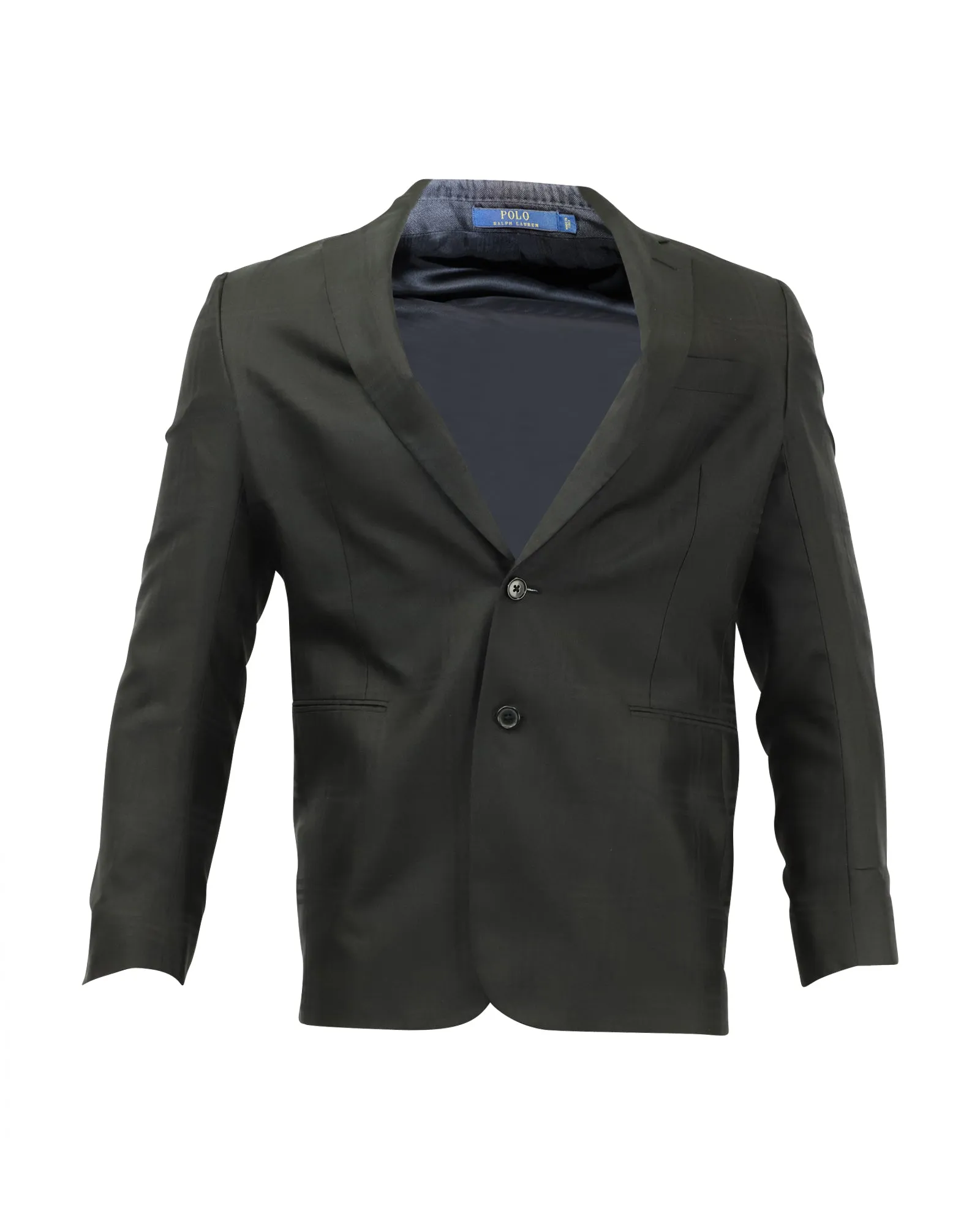 Veste de dîner à carreaux Polo Ralph Lauren en soie noire