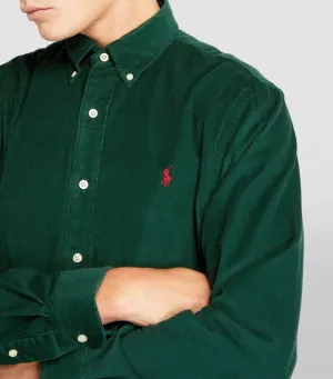 Polo Ralph Lauren - Chemise en velours côtelé - Vert Hunt Club Vêtements Polo Ralph Lauren