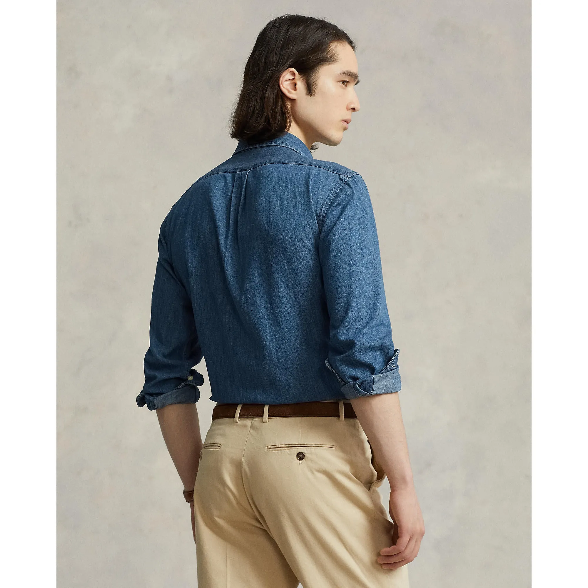 Polo Ralph Lauren - Chemise en Denim Ajustée - Vêtements Polo Ralph Lauren en Denim Bleu