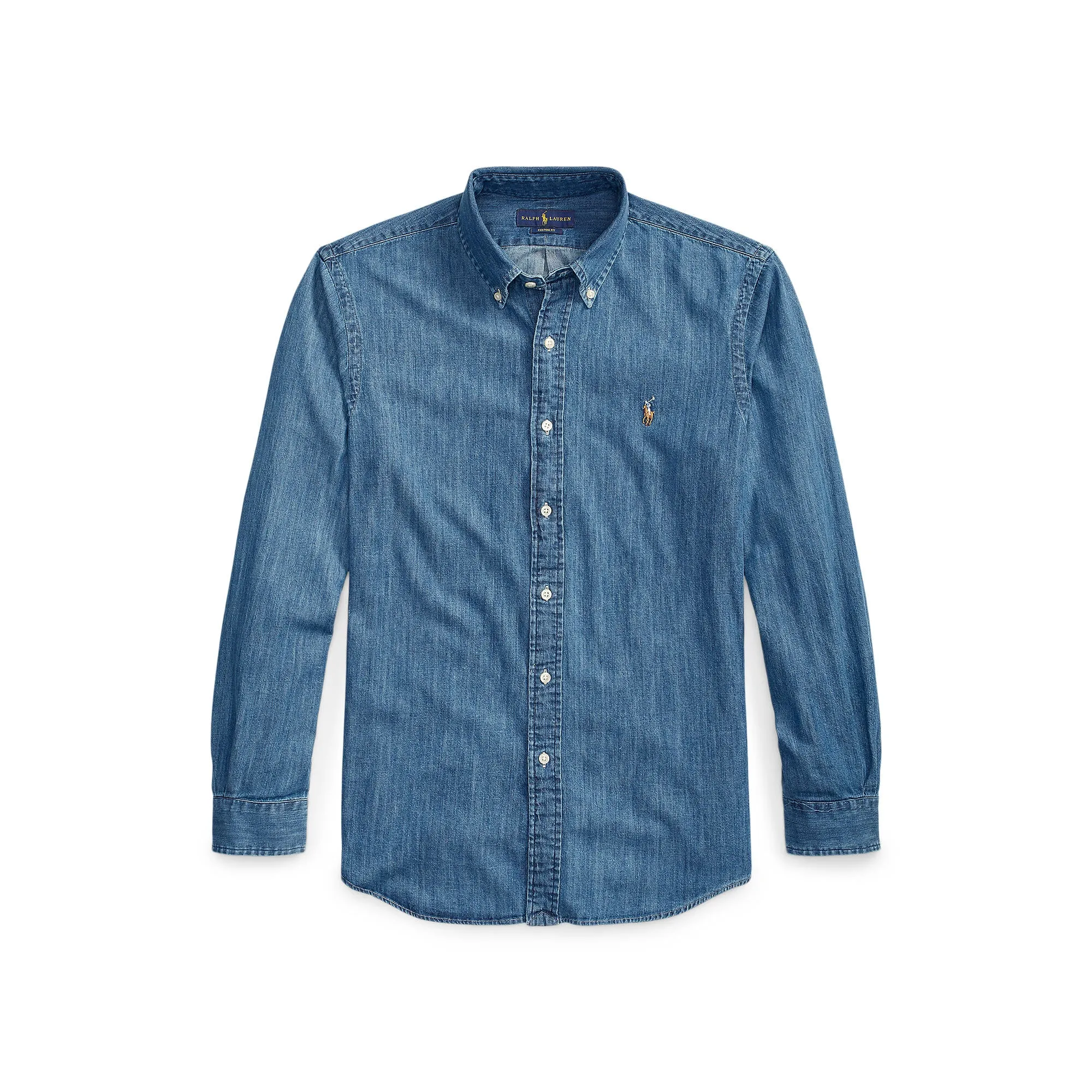 Polo Ralph Lauren - Chemise en Denim Ajustée - Vêtements Polo Ralph Lauren en Denim Bleu