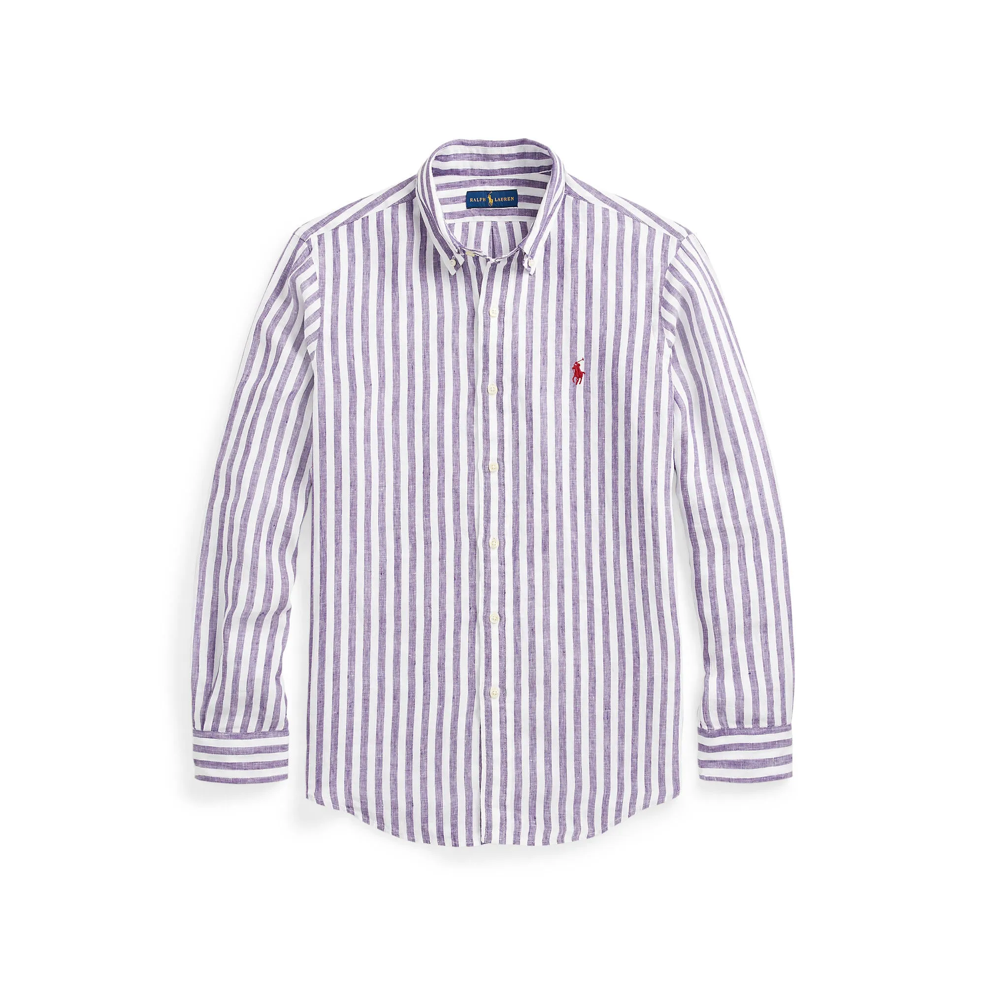 Polo Ralph Lauren - Chemise en lin - Rayé - Bleu et blanc - Vêtements Polo Ralph Lauren