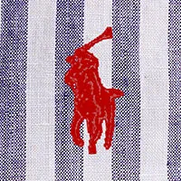 Polo Ralph Lauren - Chemise en lin - Rayé - Bleu et blanc - Vêtements Polo Ralph Lauren