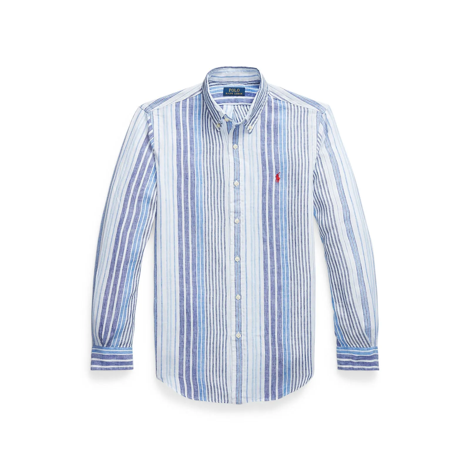 Polo Ralph Lauren - Chemise en lin - Rayée - Bleu multicolore Vêtements Polo Ralph Lauren