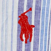 Polo Ralph Lauren - Chemise en lin - Rayée - Bleu multicolore Vêtements Polo Ralph Lauren