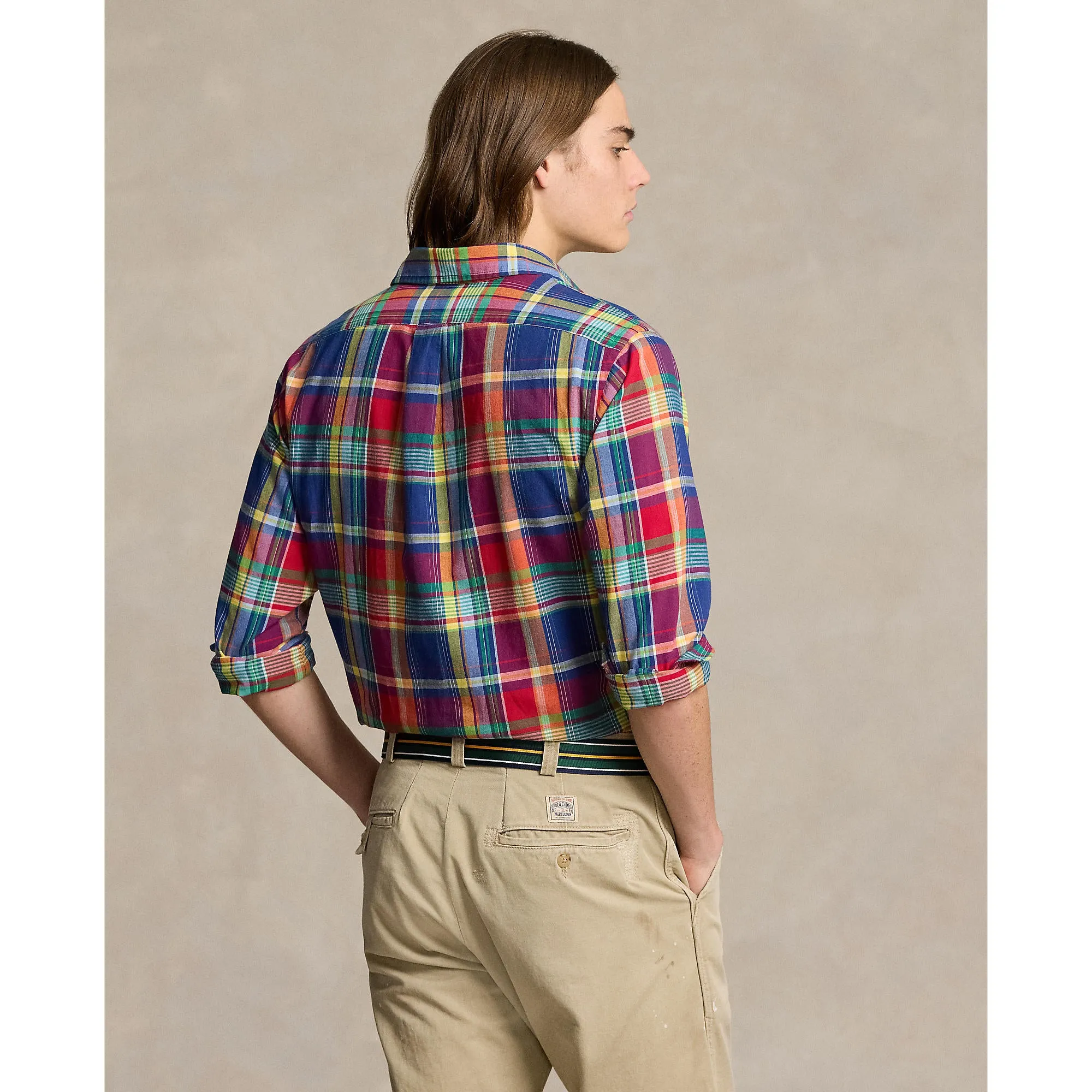 Polo Ralph Lauren - Chemise en coton Madras - Vichy - Royal, Rouge Multi Vêtements Polo Ralph Lauren