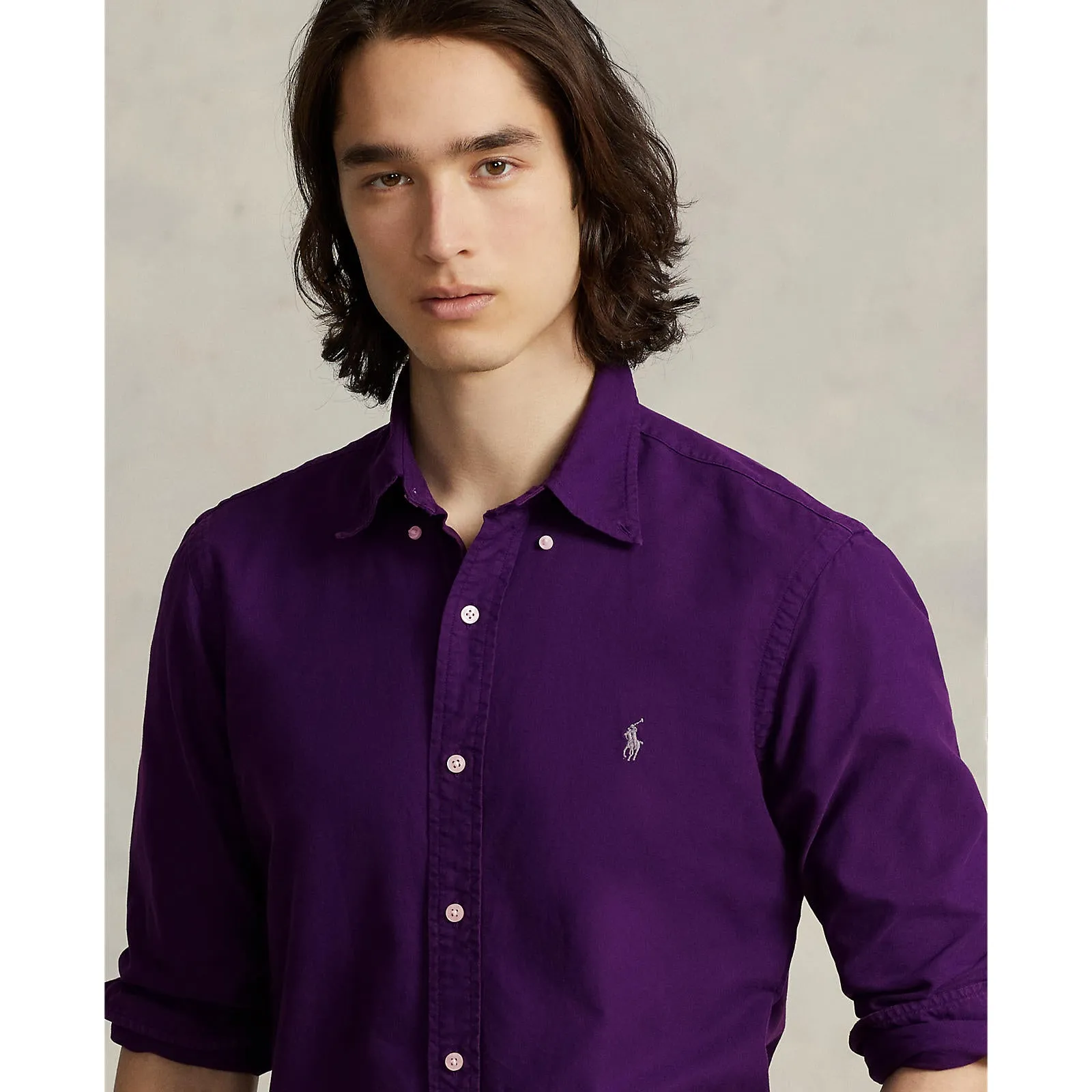 Polo Ralph Lauren - Chemise Oxford - Branford Violet Vêtements Polo Ralph Lauren