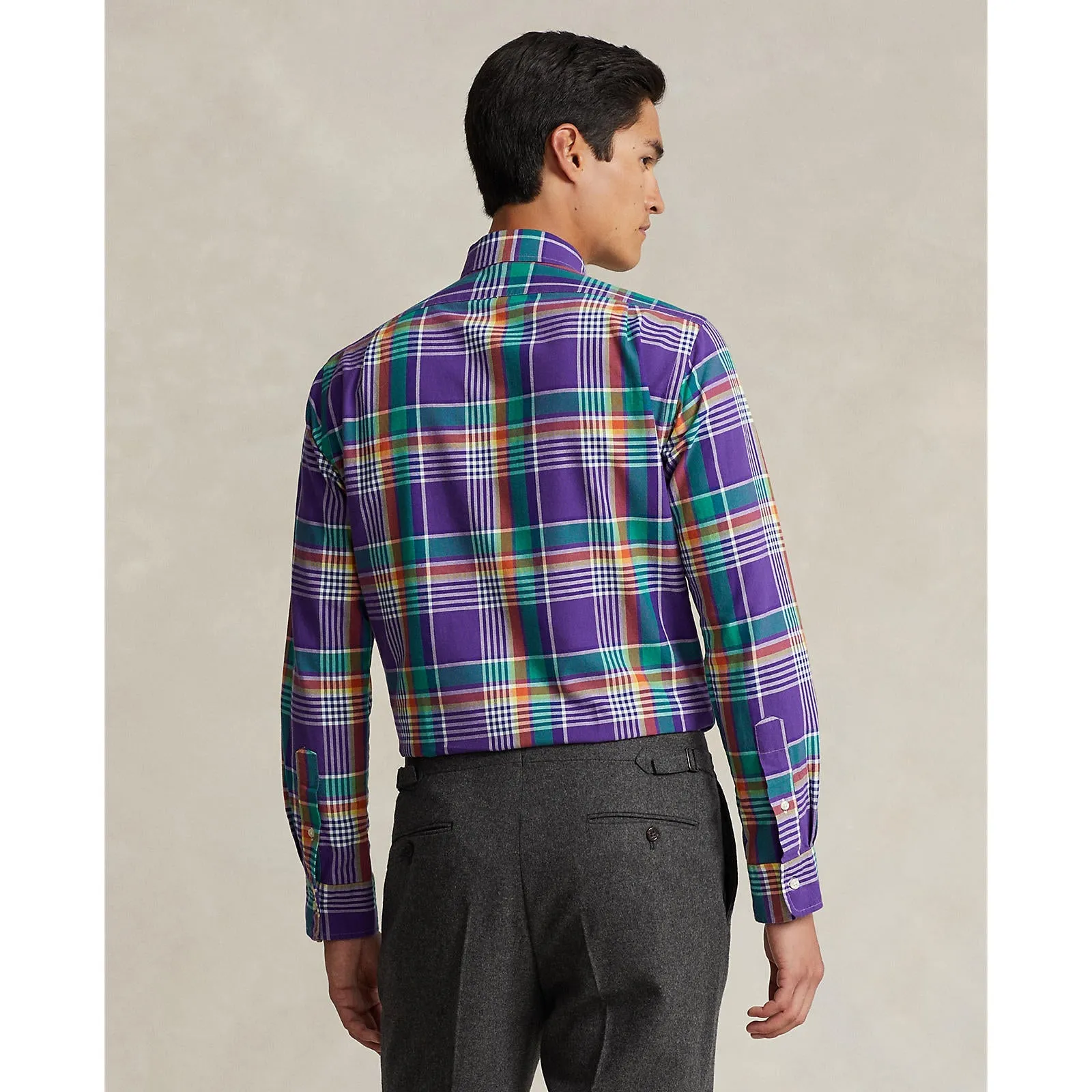 Polo Ralph Lauren - Chemise Oxford - Vichy - Violet, Vert Multi Polo Ralph Lauren Vêtements