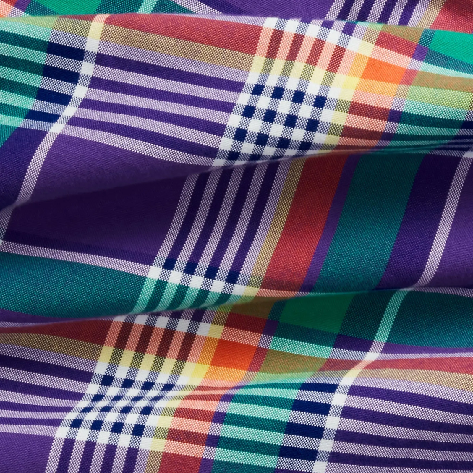 Polo Ralph Lauren - Chemise Oxford - Vichy - Violet, Vert Multi Polo Ralph Lauren Vêtements